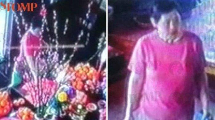 Seorang Perempuan di Singapura Tertangkap Kamera Pengawas saat Ambil 480 Angpao dari Sebuah Kuil