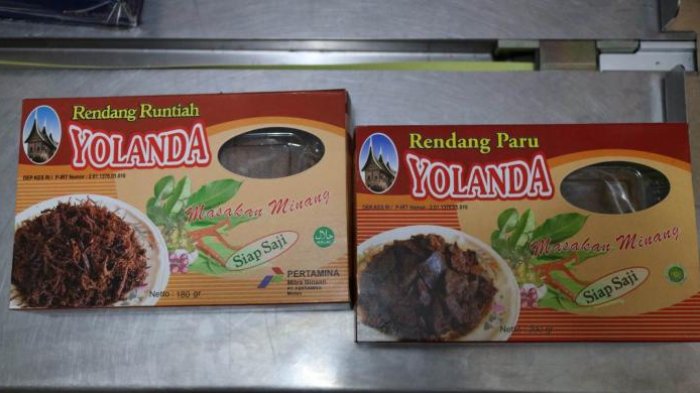 Mulai Rp 15 Ribu, Oleh-oleh Rendang Kemasan Dijual di Bandara Internasional Minangkabau