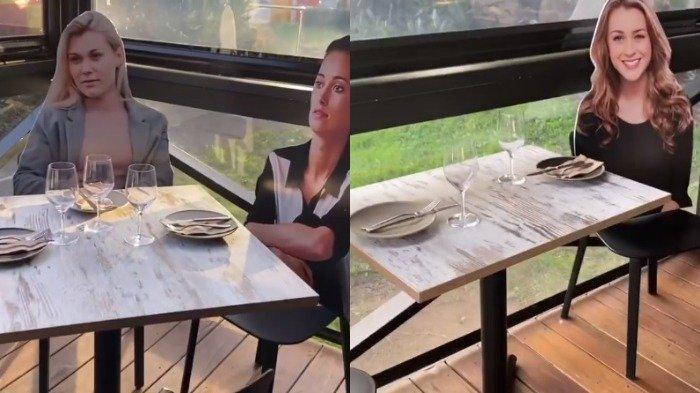 Agar Tak Terlihat Sepi, Restoran di Australia Letakkan Foto 'Carboard' di Meja Makan