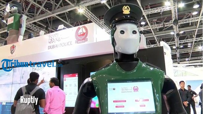 Polisi Robot Pertama di Dunia Siap Dioperasikan di Dubai, Kemampuannya Bikin Geleng-geleng Kepala