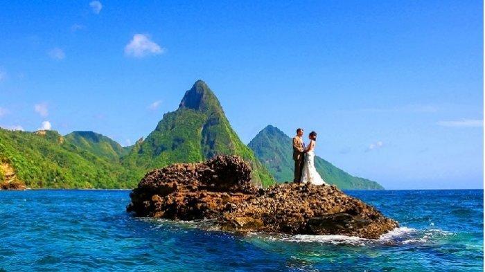 Saint Lucia di Kepulauan Karibia Jadi Destinasi Tujuan Bulan Madu Terbaik di Dunia