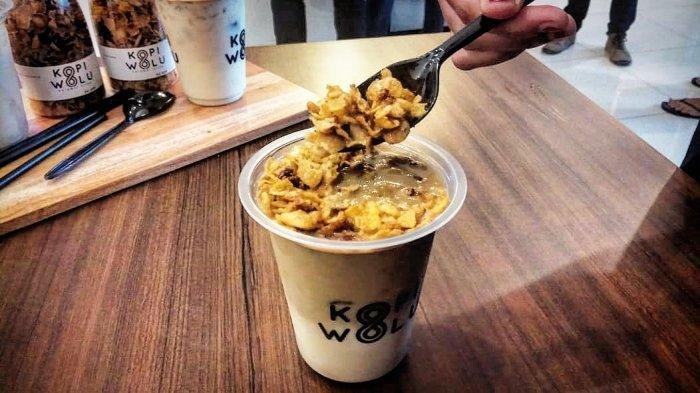 Icip Manis dan Segarnya Es Kopi Wolu dengan Toping Caramel Crisp yang Bikin Nagih