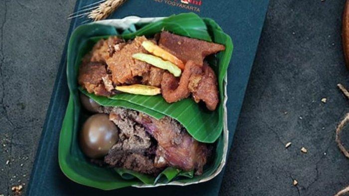 Sajian Gudeg Wijilan yang enak