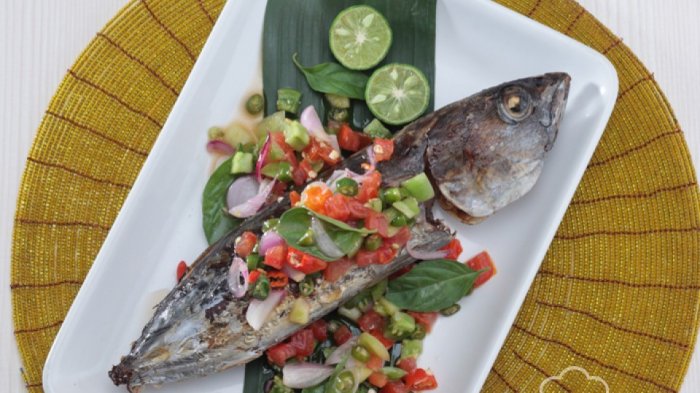 Ilustrasi Ikan Sambal Dabu-dabu