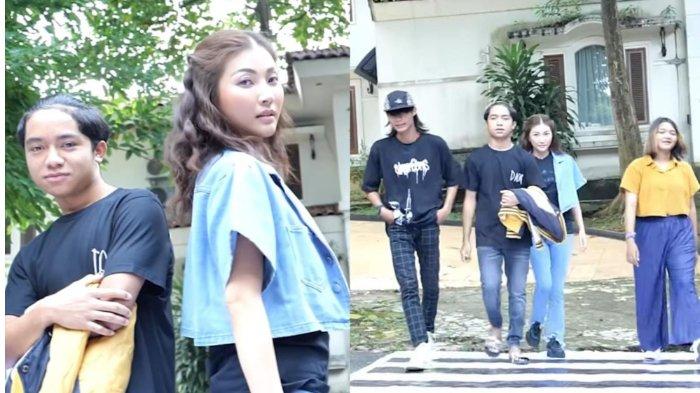 Sarwendah Ajak Geng Citayam Fashion Week Fashion Show Depan Rumah, Bonge & Kurma Tampil Cetar