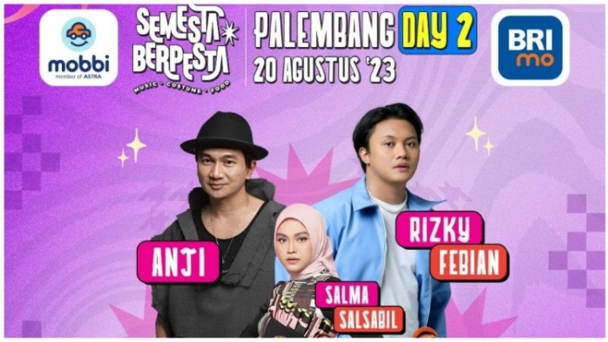 Line Up Semesta Berpesta 2023 di Palembang, Ada Kangen Band hingga Rizky Febian