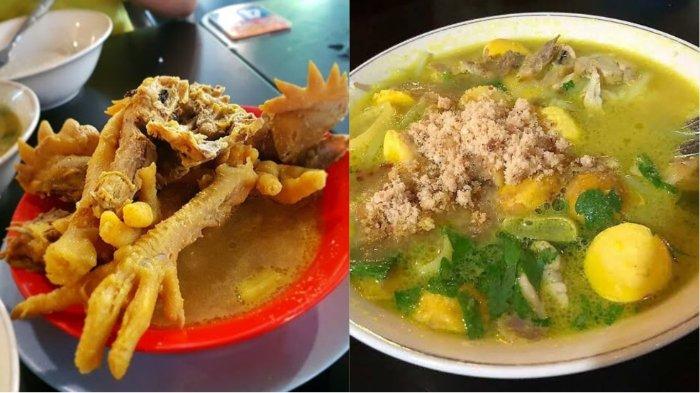 Soto Ayam Lamongan Cak Har yang populer di Surabaya.
