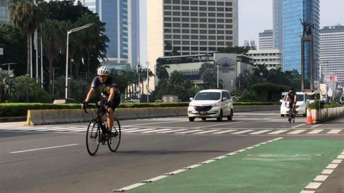 Potret Jalanan Jakarta Lengang Ditinggal Perantau Mudik ke Kampung Halaman
