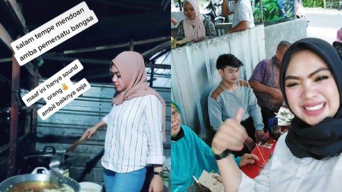 Disebut Mirip Syahrini, Begini Kata Penjual Tempe Mendoan Cantik Asal Kebumen