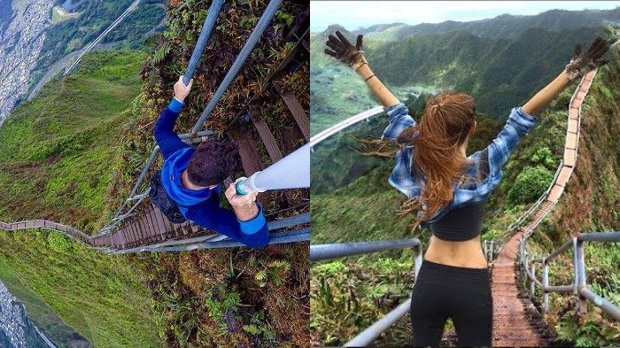 7 Tangga Paling Ekstrim dan Berbahaya di Planet Bumi, Salah Langkah Nyawa Taruhannya