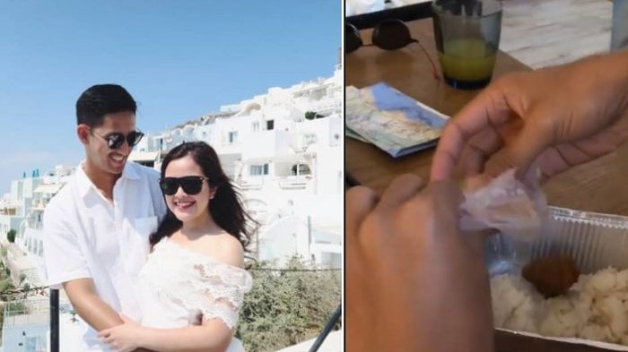 Bulan Madu ke Yunani, Tasya Kamila Kesel dengan Harga Nasi di Santorini
