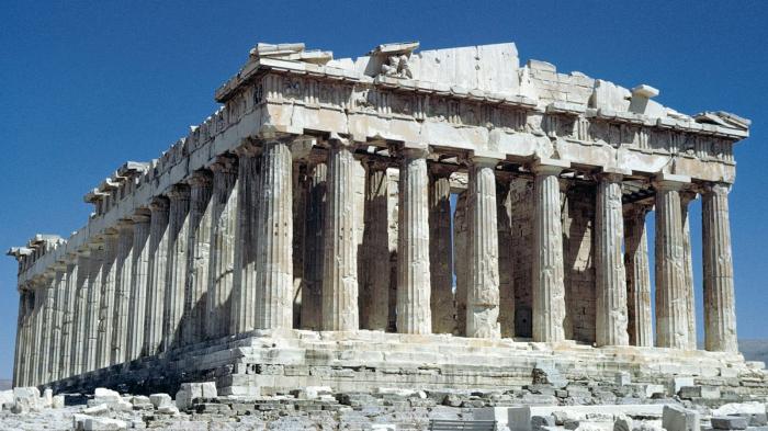The Parthenon, Acropolis, Athens, Yunani 
