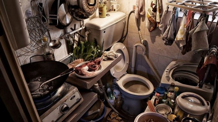 Toilet Jadi Satu dengan Dapur, Begini Kehidupan Warga Hong Kong yang Tinggal di Bilik Peti Mati
