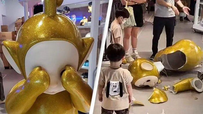 Toko Mainan Minta Maaf Setelah Menuduh Anak Kecil Jatuhkan Patung Dekorasi, Rekaman CCTV jadi Bukti