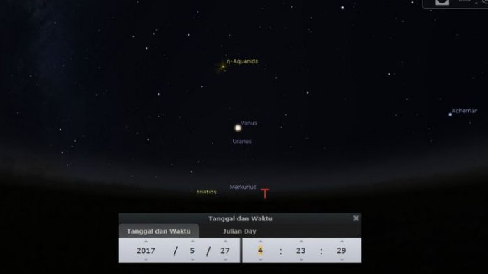 Malam Awal Ramadhan Tinggal Menghitung Menit, Penampakan Ini yang Bisa Kamu Lihat di Langit