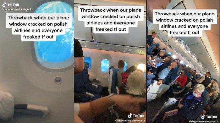 Viral Momen Penumpang Dibikin Panik Gegara Jendela Pesawat Retak saat Mengudara, Kok Bisa?