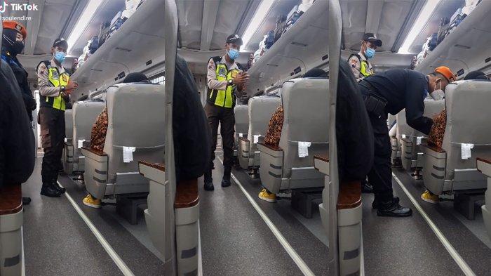 Viral Penumpang Belum Vaksin Booster Memaksa Naik Kereta, Marah-marah saat Diminta Turun