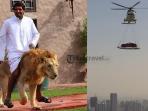Ajib! Cuma di Dubai 10 Pemandangan Unik Ini Bisa Kamu Temukan, Singa Pun Jadi Tunggangannya