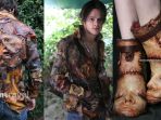 Horor! Ini Desain Outfit Paling Menyeramkan di Dunia, Berkonsep Kulit dan Wajah Manusia
