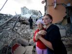 Gempa Italia 2016 - Inilah Video Mendebarkan Saat Tanah Bergoncang Dahsyat di Negri Pizza