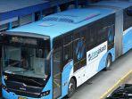 Informasi Layanan Bus TransJakarta selama PSBB Transisi, Ada Sejumlah Aturan Baru
