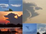 Kumpulan Bercak Awan dari Berbagai Negara Ini Muncul dengan Bentuk Tak Terduga! Awas Alien Mendarat