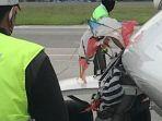 Layangan Selebar 50 Cm Tersangkut di Pesawat Citilink yang Hendak Mendarat