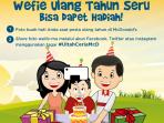 Promo McDonald's - Cihuy! Wefie Seru Ulang Tahun, Bisa Dapet Hadiah yang Bikin Girang, Mau?