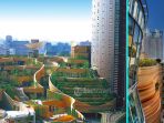 Namba Parks - Taman Epic di Tengah Kota Osaka Ini Ajak Kita Belanja Sambil 'Cuci Mata'