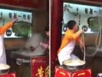 Kocak! Aksi Pembuat Mi Ini Bikin Pelanggan Melongo, Tarik Ulur Adonan Sambil Berjoged