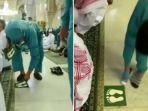 petugas-masjid-melepas-stiker-jaga-jarak.jpg