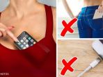 10 Tempat Terlarang Menyimpan Smartphone, Tak Bagus untuk Kesehatan Pengguna dan Perangkat Telepon