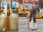 Tren Gaya Hijab 2019 yang Cocok Buat Traveling, Padukan Rok Lipit dan Outer ala Artis Indonesia