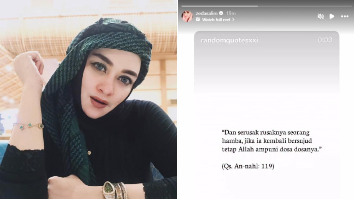 AMMAR ZONI NARKOBA - Unggahan Zeda Salim usai Ammar Zoni ketahuan edarkan narkoba di penjara.