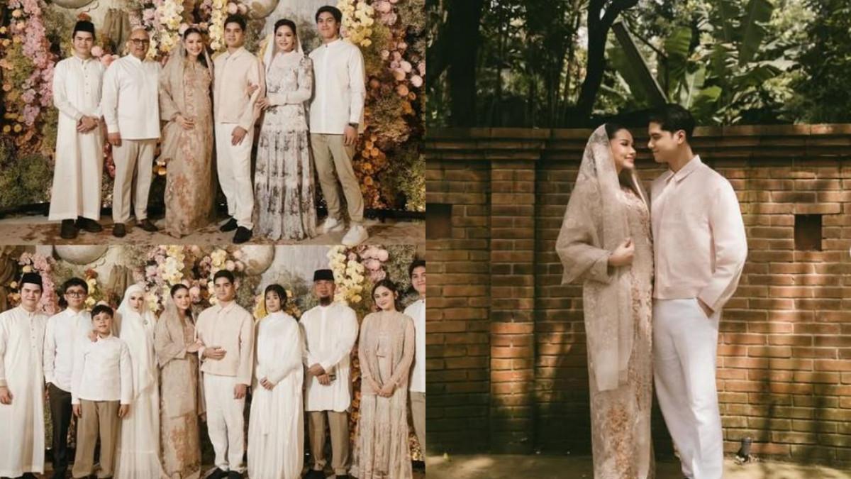 MOMEN SIRAMAN KELUARGA – Alyssa Daguise berbincang hangat dengan Maia Estianty saat menghadiri acara siraman jelang pernikahan El Rumi dan Syifa Hadju, Senin (27/4/2026), sambil membagikan kondisi kehamilannya yang sudah mendekati hari persalinan.