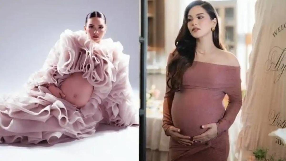 JELANG LAHIRAN - Alyssa Daguise kembali membagikan kabar terbaru mengenai kehamilannya.