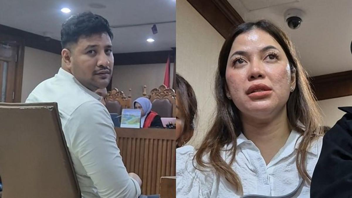 Ammar Zoni dan dokter Kamelia di PN Jakarta Pusat, Kamis (23/4/2026).