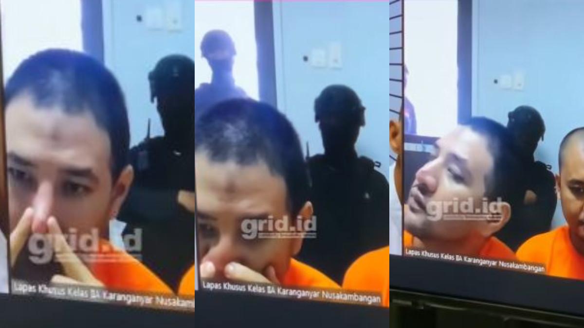 SIDANG AMMAR ZONI - Ammar Zoni mendekati kamera bukan mau berkata-kata tapi memencet hidungnya yang berjerawat saat sidang dugaan peredaran narkotika secara daring.