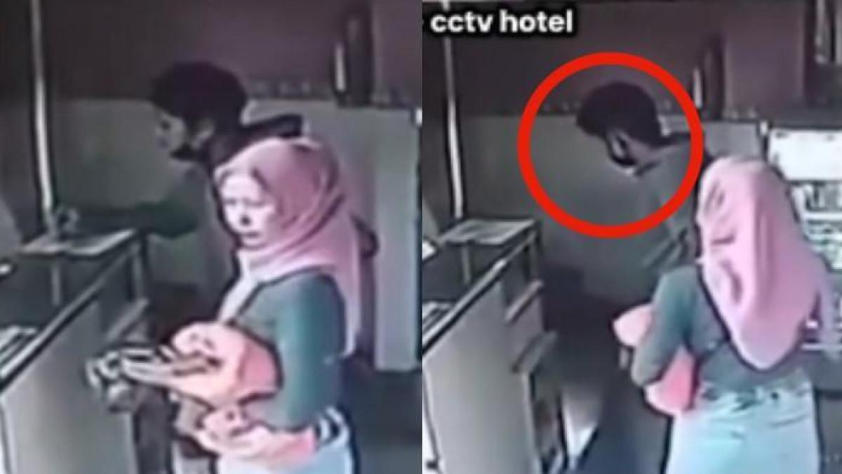 TAMPANG TERDUGA PEMBUNUH - Anti Puspita ditemukan meninggal di kamar hotel. Anti diketahui check in bersama seorang pria yang kini diburu polisi.