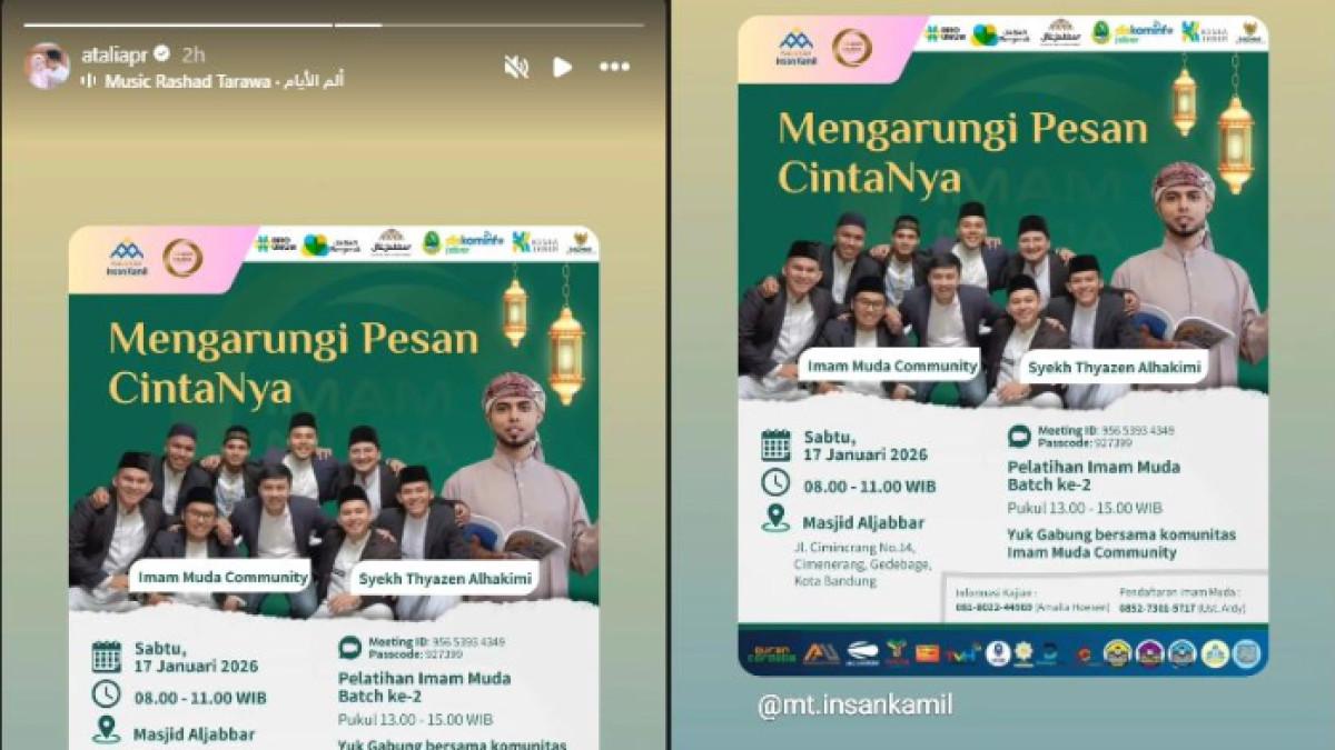 POSTINGAN ATALIA PRARATYA - Atalia Praratya resmi cerai dari Ridwan Kamil. Postingannya setelah menjadi janda disorot.
