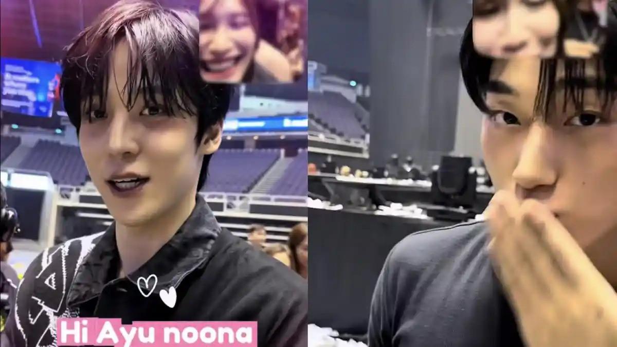 Ayu Ting Ting gombalin Hongjoong ATEEZ di konser Singapura, dibalas manis! Ivan Gunawan ikut bereaksi.
