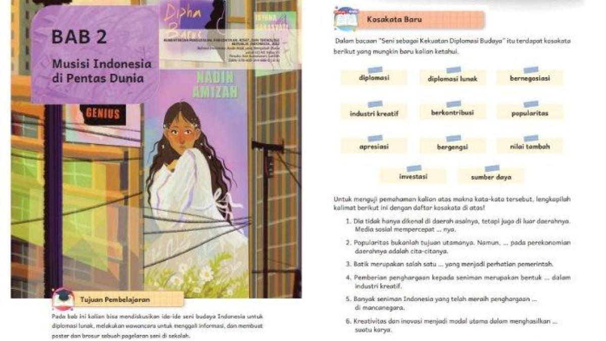 Bab 2 Musisi Indonesia di Pentas Dunia : Kosakata Baru