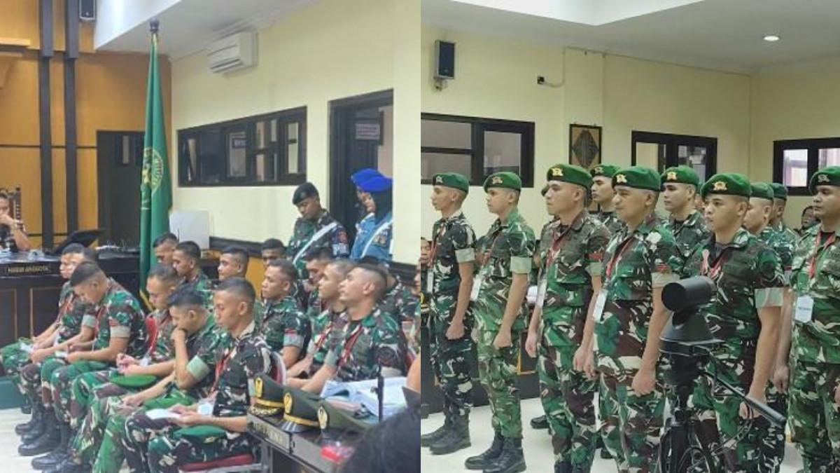 17 Nama Terdakwa Kematian Prada Lucky, Tega Alat Vital Diolesi Cabai, Ini Peran Masing-masing Pelaku