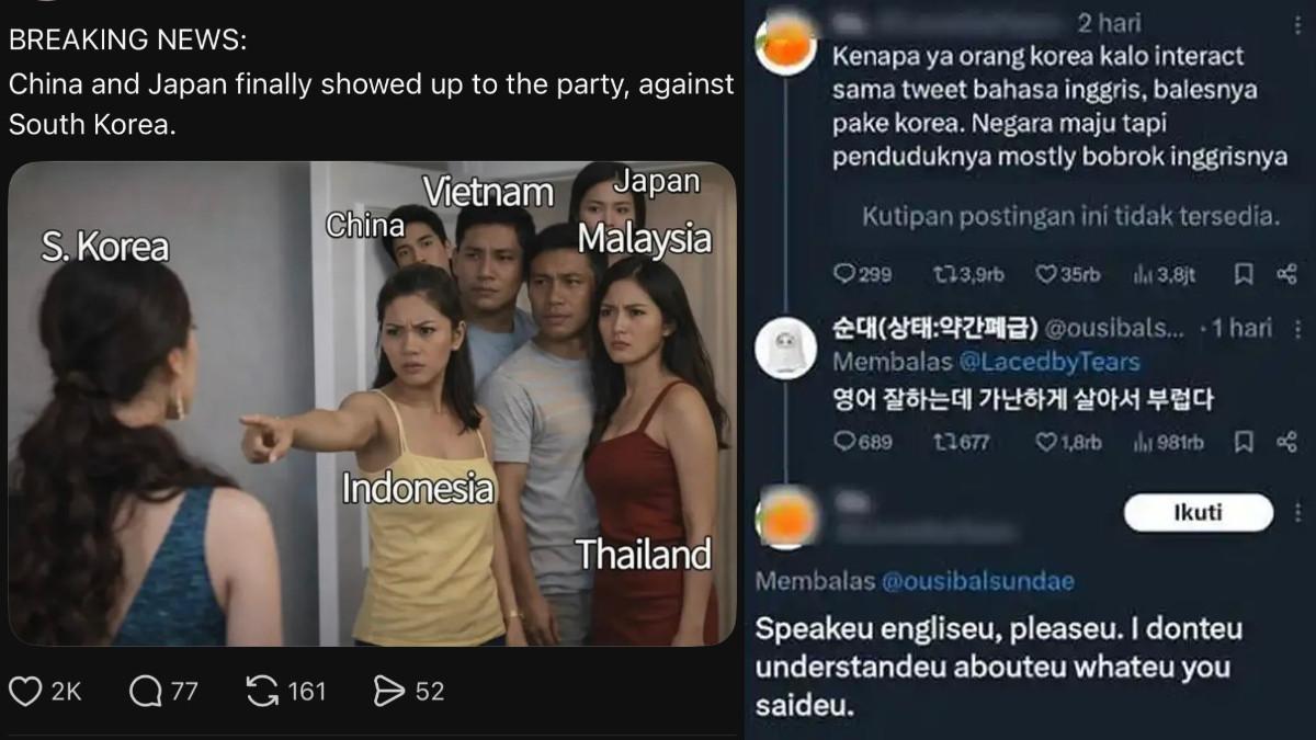 Bermula perseteruan netizen Korea Selatan dan Indonesia, mereka mengkritik habis perilaku knetz yang dinilai rasis terhadap negara lain.