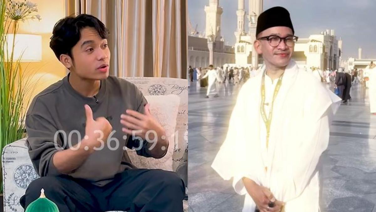 RUBEN DAN BETRAND PETO -Betrand Peto temani Ruben Onsu umrah. Momen haru di bandara jadi sorotan, penuh doa dan pesan sayang. #LabbaikallahummaLabbaik #RubenOnsu

