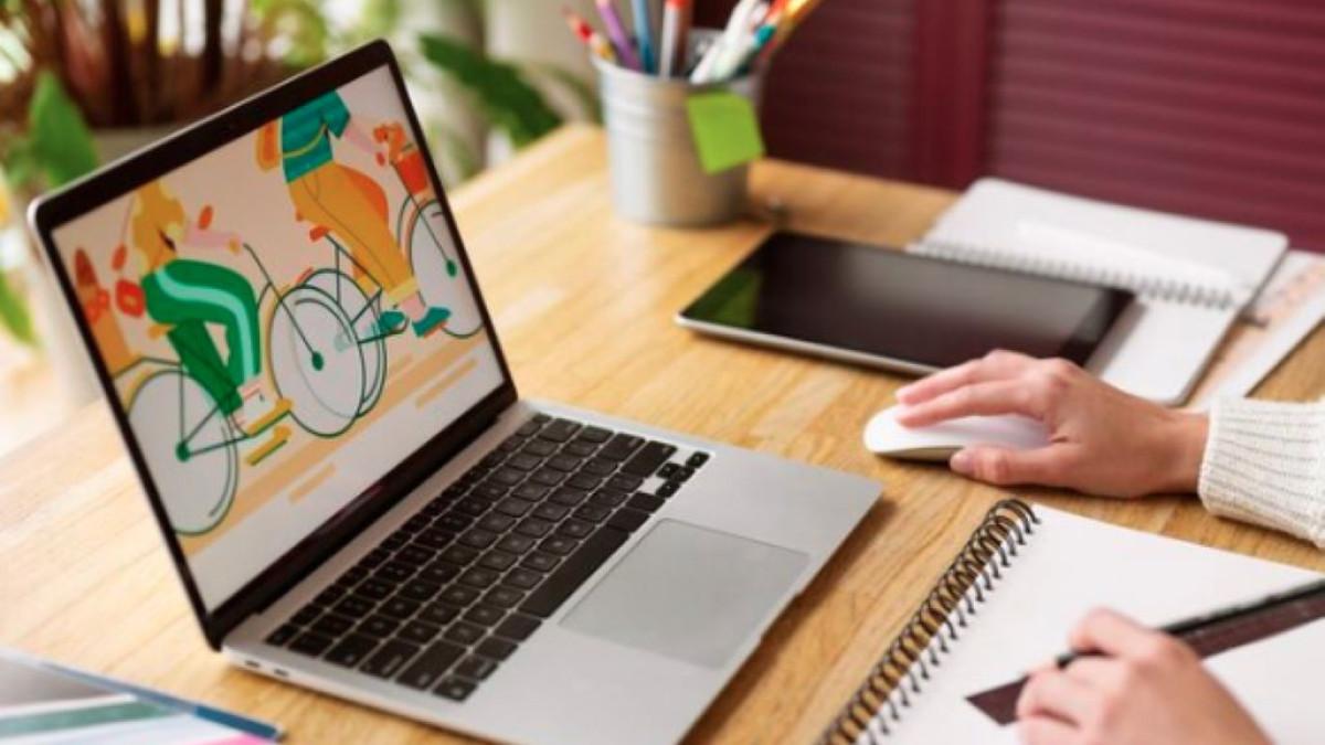 Canva untuk Membuat Desain Visual.