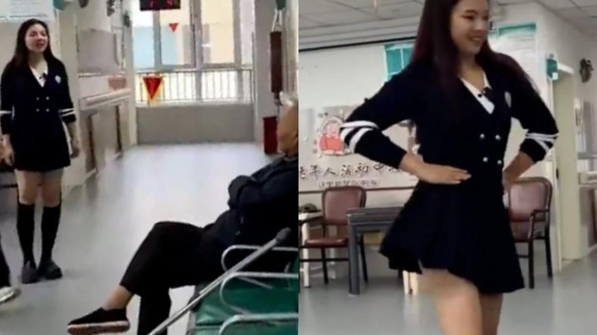 Cara aneh sebuah panti jompo di Tiongkok menuai kritikan dari warganet, karena mereka menggunakan wanita penari pakai rok pendek.
