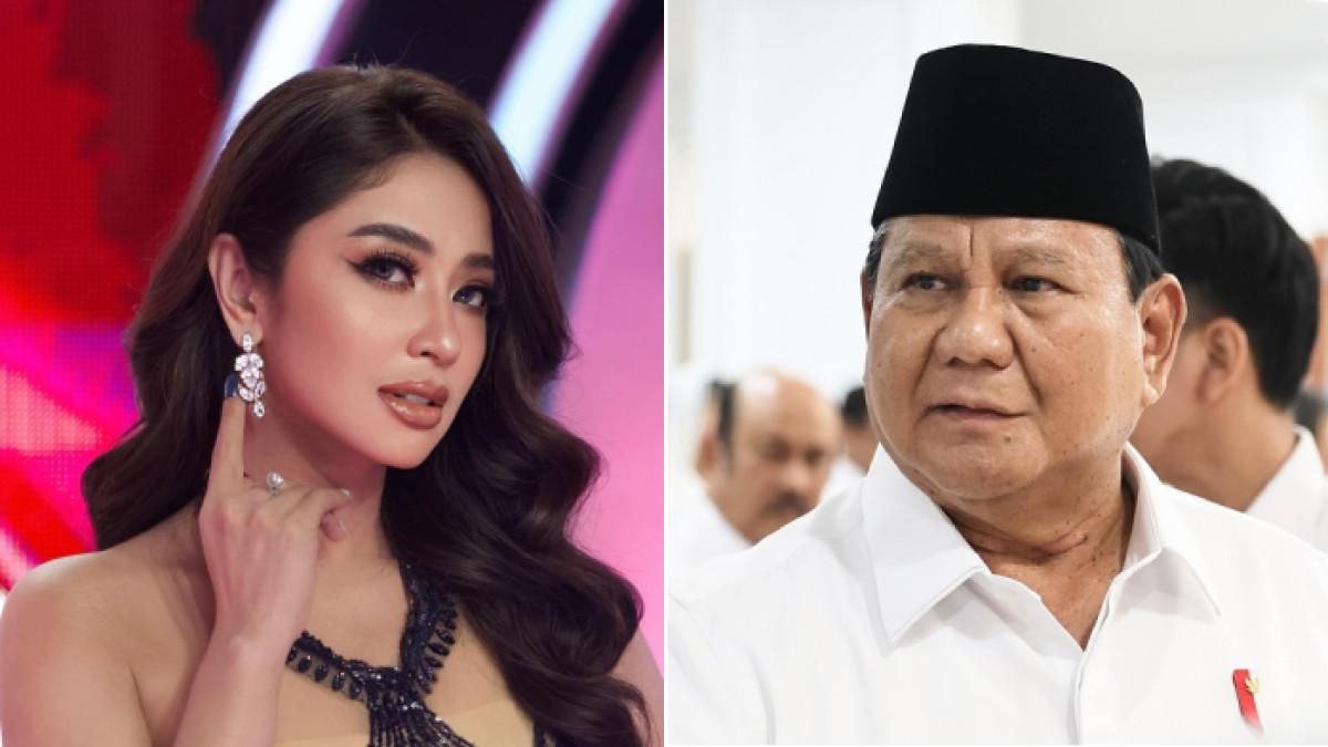 DEWI PERSSIK PRABOWO - Dewi Perssik bela Presiden Prabowo Subianto sial banjir Sumatera.