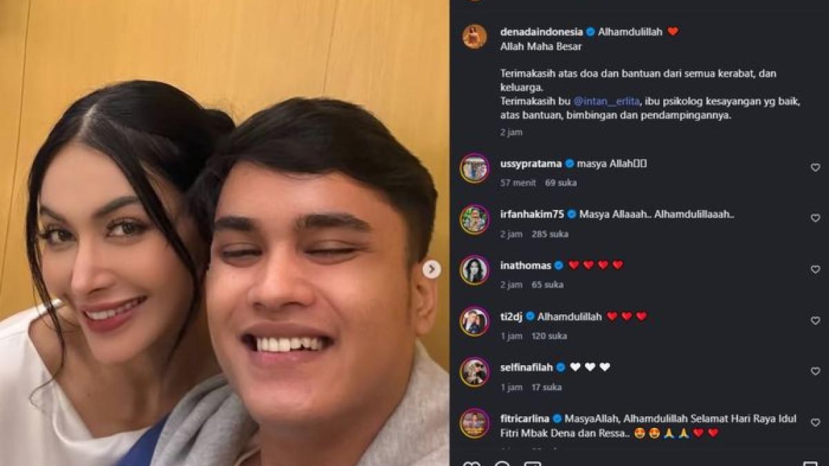 DENADA DAN RESSA - Denada dan Ressa Rizky Rossano akhirnya bertemu.