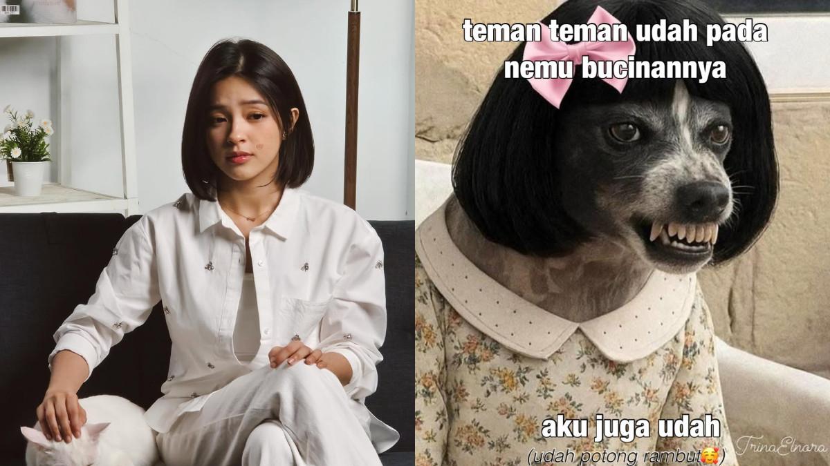 Eca Aura atau Elsa Japasal terlihat memotong rambut panjangnya yang ikonik selepas kabar pertunangan El Rumi dan Syifa Hadju.